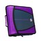 Case·it Mighty Zip Tab O-Ring Binder, 3 Inches, Deep Purple